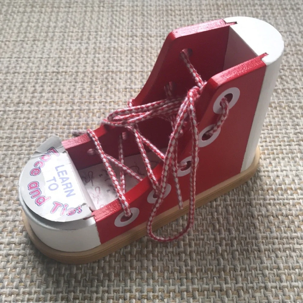 Melissa & Doug Shoelace Tying Training Shoe
